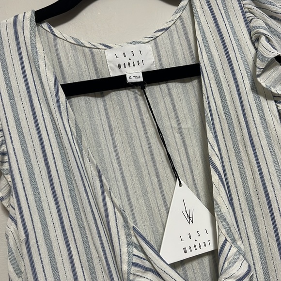 NWT Lost + Wander Kiara Stripe Minidress - Picture 3 of 13